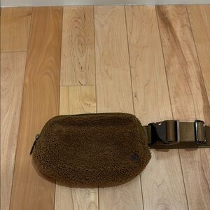 EUC Brown Sherpa Lululemon Belt Bag
